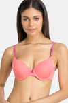 Zivame Push-Up Wired Medium Coverage Bra - Georgia Peach — thumbnail 1